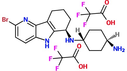 (image for) MC018531 N-(2-Bromo-6,7,8,9-tetrahydro-5H-pyrido[3,2-b]indol-6-yl)-cyclohexane-1,4-diamine isomer; compound with trifluoro-acetic acid